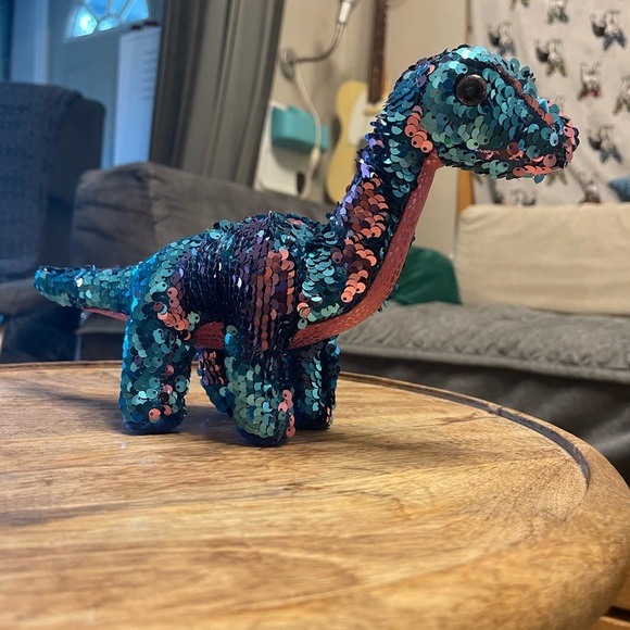 🦕 TY Flippables Tremor Dinosaur Sequins Limited Addition! 🦕 - Picture 12 of 15